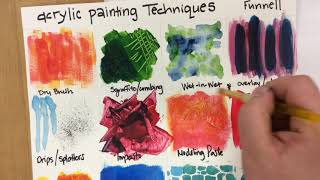 Acrylic Painting Techniques [upl. by Nylanej]