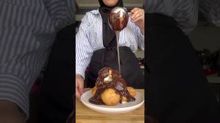 Profiteroll🤤 detaylı tarif için instagramnurefsancebecii profiterole keşfet fyp tarif [upl. by Akkimat]