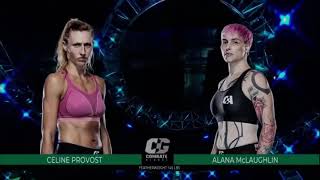 Mulher Trans no MMA Feminino Alana Mclaughlin VS Celine Provost [upl. by Rowen]