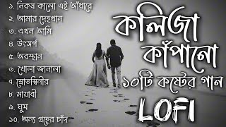 কলিজা কাঁপানো ১০টি কস্টের গান  Bangla Sad Song Slowed Reverb NonStop  LoFi Song  LoFi GaaN [upl. by Eerized]