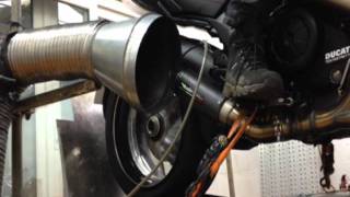 DUCATI DIAVEL EXHAUST DYNO RUN AUSTIN RACING GP2 wwwaustinracinginfo avi [upl. by Aniteb]