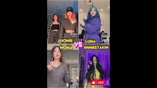 Homa vs Luna vs Mona vs Annestakim🤩Trakata🫣Trend♥️ [upl. by Helbonia]