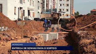 MORADIAS ENTREGA DE SENHAS PARA O SORTEIO [upl. by Boarer]