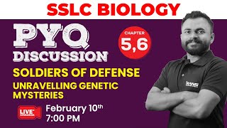 SSLC Biology PYQ Discussion Chapter 5amp6  Unravelling Genetic Mysteries Soldiers of Defense [upl. by Nennahs]