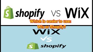 Wix Vs Shopify For ECommerce Businesses 2024  Which is easier to use Wix or Shopify [upl. by Acir]