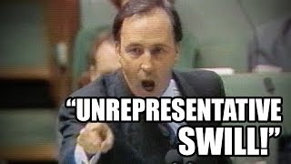 Unrepresentative swill 1989 The collected insults of former PM Paul Keating  ABC News [upl. by Elsbeth]