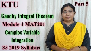 Cauchy Integral FormulaComplex Variable Integration MAT201 Module 4S3 2019 Syllabus KTU Part 5 [upl. by Margaretta249]