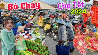 quotChạy Tán Loạnquot chợ tết CAO LÃNH 2024  Nhờ chạy bán mới được [upl. by Docile862]