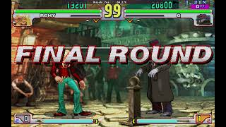 Street Fighter III 3rd Strike  Remy WasabiPea vs Q BA11Y0  Fight 2 of 11 [upl. by Christan569]