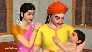 Jo achyutananda Jo Jo  3D Animation Telugu rhymes for children [upl. by Oliric788]