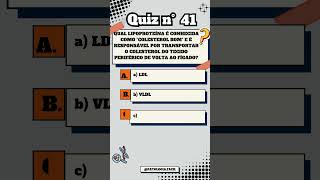 Quiz n° 41 colesterol quiz biomedicina [upl. by Anohr]