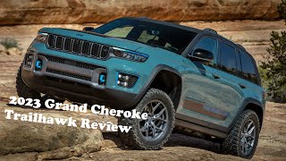 2023 Jeep Grand Cherokee Trailhawk Review  ultimate offroading  QuadraDrive II 4x4 system [upl. by Julian83]