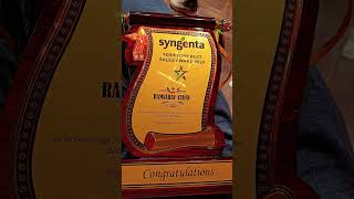 Syngenta company mein award [upl. by Broddie124]