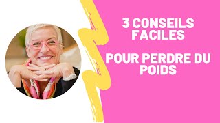 3 CONSEILS FACILES pour perdre du poids à la ménopause [upl. by Eaneg]