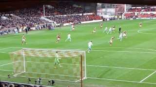 Nottingham Forest vs West Ham FA Cup 3rd round we lose every week chant 512014 [upl. by Natasha]