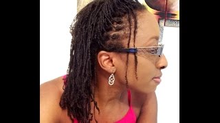 Starter Locs  2 Month Braid Loc Update [upl. by Ydnamron]