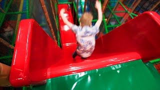 Busfabriken Indoor Playground Fun for Family and Kids part 1 of 2 [upl. by Arataj]