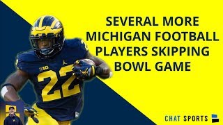 5 Michigan Football Players To Sit Out Bowl Game Vs Florida  Latest Michigan Football Rumors [upl. by Lahcim]