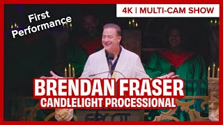 Watch Brendan Fraser Debut as Celebrity Narrator in the Candlelight Processional at EPCOT 2023 [upl. by Xam]