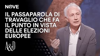 Il Passaparola di Travaglio che fa il punto in vista delle elezioni europee  Accordi e Disaccordi [upl. by Angelique996]