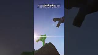 Minecraft Dream Vs Animation Dream Dream On Kratos Cliff Jump minecraft shorts dream dreamon [upl. by Corine]