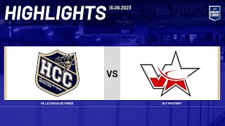 HC La ChauxdeFonds vs HCV Martigny  Highlights  15 septembre 2023 [upl. by Aseneg439]