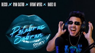 REACCION a Blessd Ryan Castro Bryant myers  PALABRAS SOBRAN REMIX VIDEO OFICIAL [upl. by Aikar89]