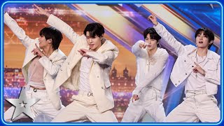 Kpop boyband BLITZERS 블리처스 cover Shawn Mendes hit  Auditions  BGT 2024 [upl. by Faline]