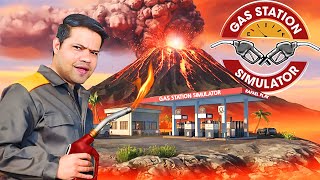 E AGORA O VULCÃO ENTROU EM ERUPÇÃO  TIDAL WAVE DLC  Gas Station Simulator [upl. by Balfore]