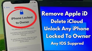 REMOVE APPLE ID How To Unlock iPhone Locked To Owner Without Apple iD Without Computer 2024 [upl. by Pearse675]