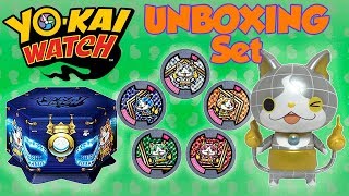 Medallas Estuche y Figura NYAN JOYA I Yokai Watch I Unboxing en español [upl. by Lraep9]