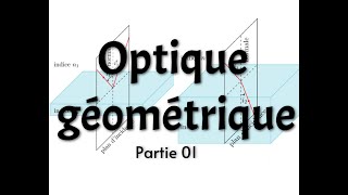 OPTIQUE GEOMETRIQUE  INTRO  REFLEXION  REFRACTION  LAME A FACES PARALLELES  PRISME [upl. by Mungo]