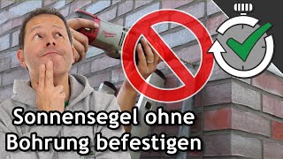 Sonnensegel ohne bohren befestigen Wie geht das  Quick Tips ☀️ Pina [upl. by Lada]