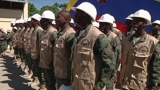 Haïti en voie de retrouver son armée [upl. by Solim]