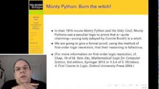 A Logical Proof that the Monty Python quotBurn the Witchquot Scene Reasoning is Fallacious [upl. by Tannie]