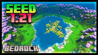 A SEED COM GERAÇÃO MAIS BONITA DO MINECRAFT BEDROCK 121 MCPE Xbox Playstation PC [upl. by Aiekat]