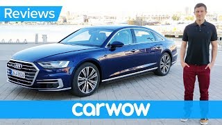 New Audi A8 2018 review  the most hightech car ever [upl. by Konopka]