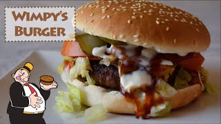 Wimpys Hamburger Recipe  Easy Cheesy [upl. by Eniamrahc]