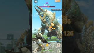 MHNow  Light Bowgun Zinogre [upl. by Hajin]