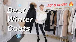 BEST WINTER COATS for the COLDEST winter ❄️ Reviewing Canada Goose Northface and more [upl. by Alcott132]