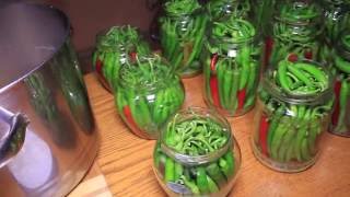 Preparation  chili peppers in vinegar How to make [upl. by Bordie]