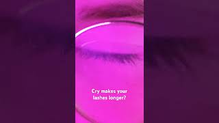 Does crying make your eyelashes longer [upl. by Zosima]