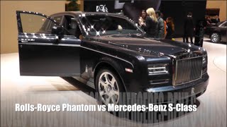 RollsRoyce Phantom 2015 vs MercedesBenz SClass 2015 [upl. by Procto235]