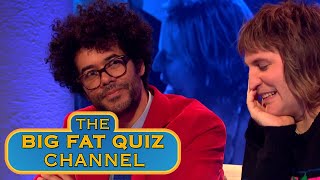 Richard Ayoade Overcorrected Jimmys Mum  Big Fat Quiz Of The Year 2018 [upl. by Aelem167]