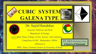 Crystallography  Cubic System Galena type [upl. by Ulrich525]