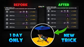 How to Complete Achievement Mission in 1 Days🤫  Freefire Achievement Mission New Trick💯 Free Emote [upl. by Asalocin]