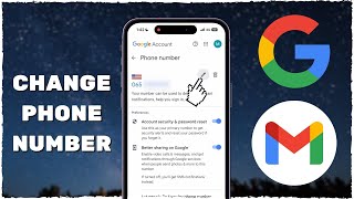 How to Change Gmail or Google Account Phone Number 2024 [upl. by Akym]