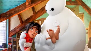 Baymaxs Best Moments  Big Hero 6  Disney Channel [upl. by Nydroj163]