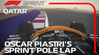 Oscar Piastris Sprint Pole Lap  2023 Qatar Grand Prix  Assetto Corsa [upl. by Chrisse35]