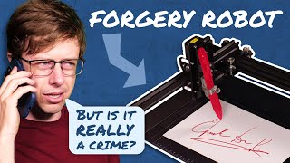 I sent robot forgeries to a handwriting expert [upl. by Patton]